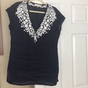 Tory burch linen tunic